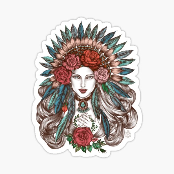 Native Star Sticker