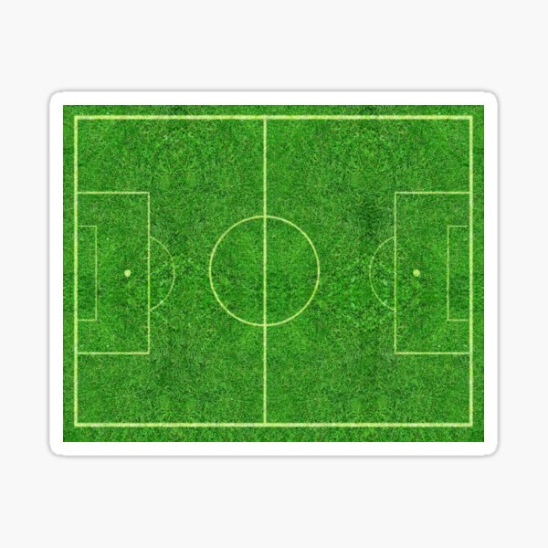 Fußballplatz Sticker