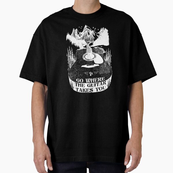 Item preview, Go Where The Guitar Takes You (Version 1) designed and sold by mebyme.