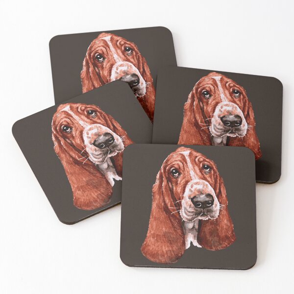 Artikelvorschau, Basset Hound-Porträt entworfen und verkauft von Digital-Thought.