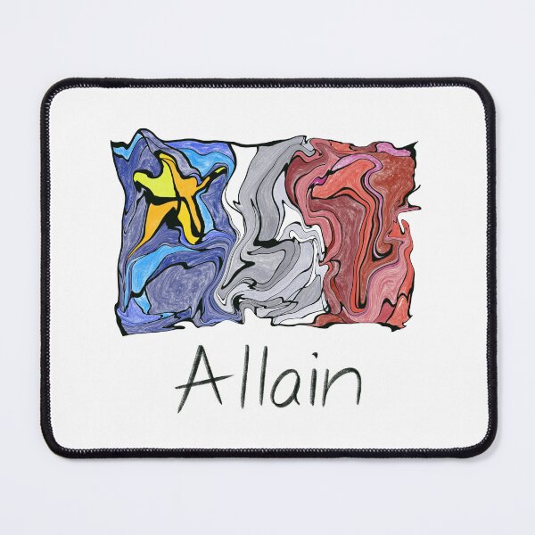 Item preview, Acadian Flag pastel liquid mosaic Allain - Drapeau acadien mosaïque liquide pastel vitrail Allain designed and sold by ColoursOfFrance.
