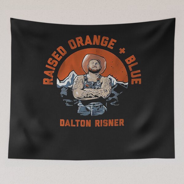 Item preview, Raised orange blue Dalton Risner for Denver Broncos fans Essential T-Shirt designed and sold by Fado Store.