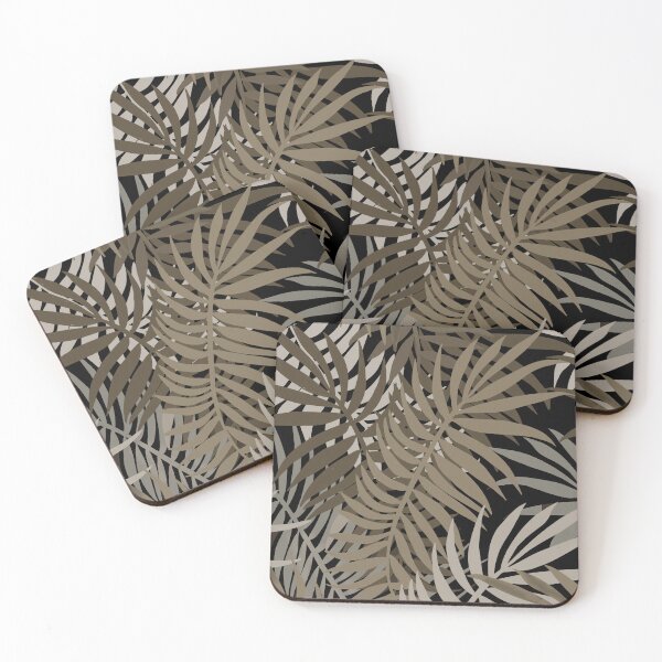 Item preview, grey-tan Palm Fronds designed and sold by Linda Maliuana.
