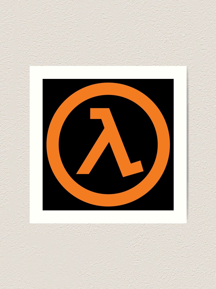 "Half-Life Lambda Logo" Art Print for Sale by hansfriedrich6 | Redbubble