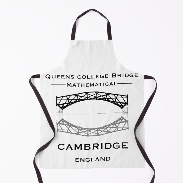 Item preview, Cambridge Queens College Mathematical bridge in Black Ink with a White background designed and sold by Elizabeth-Banks.