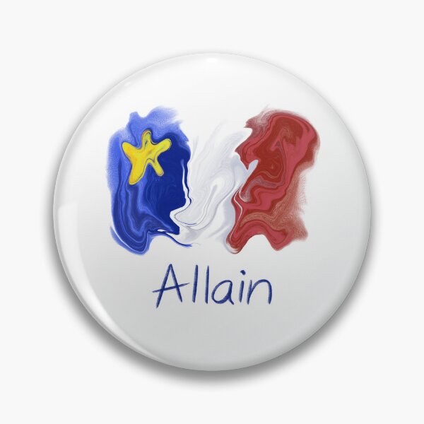 Item preview, Acadian Flag pastel liquid Allain  - Drapeau acadien liquide pastel Allain designed and sold by ColoursOfFrance.