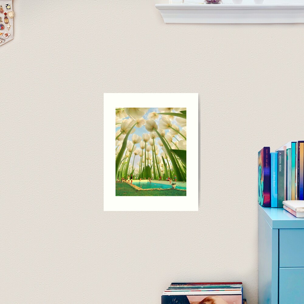 Under the Tulips Art Print