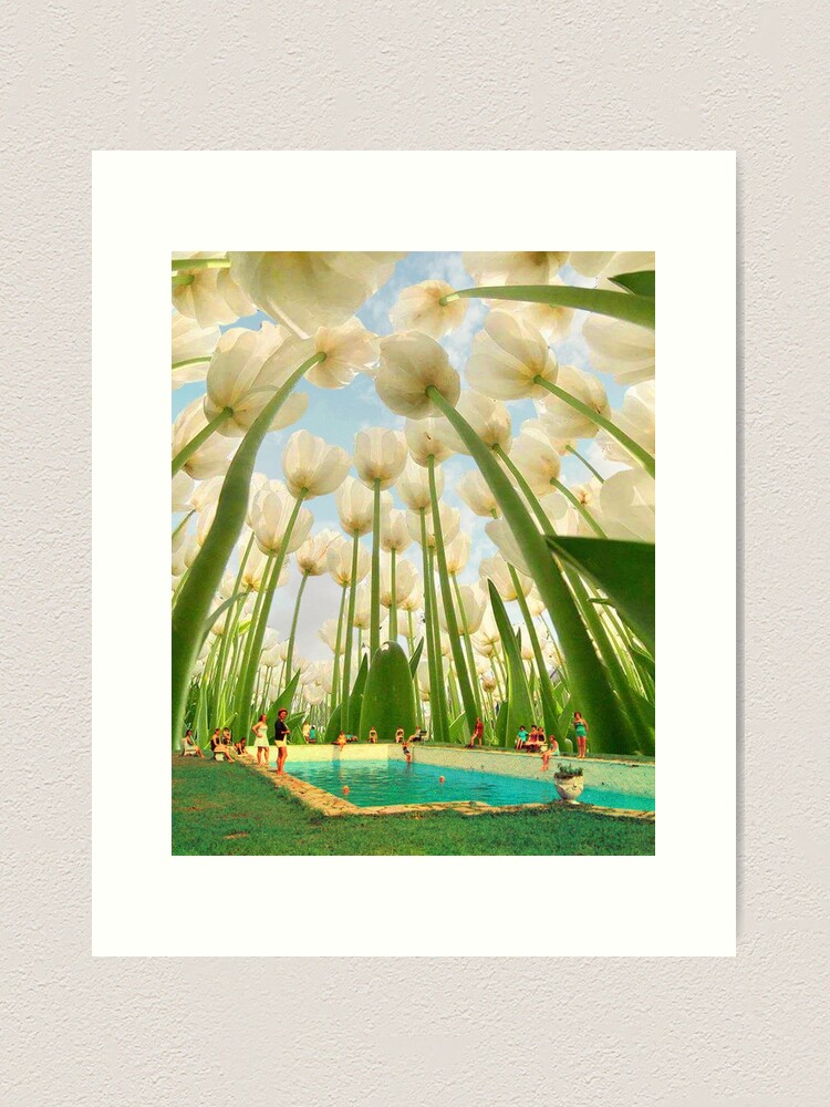 Alternate view of Under the Tulips Art Print