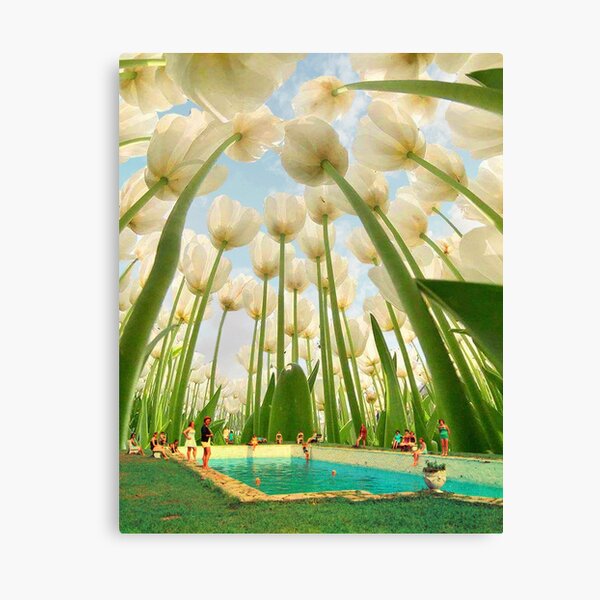 Under the Tulips Canvas Print