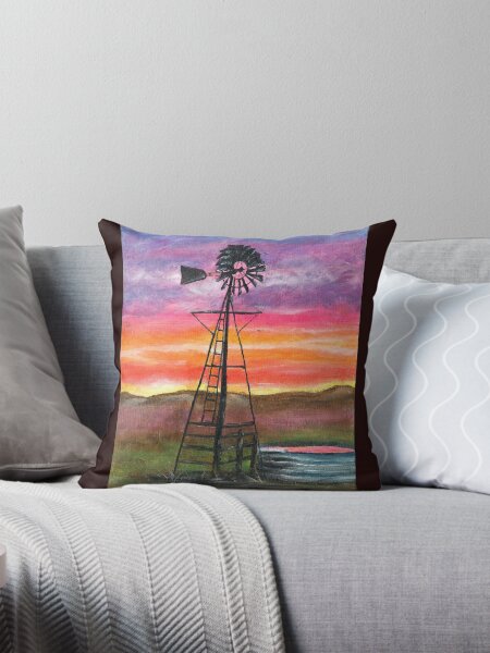 Item preview, Sandhill Sunsent Windmill by Sherry Jarvis designed and sold by Sherry Jarvis.