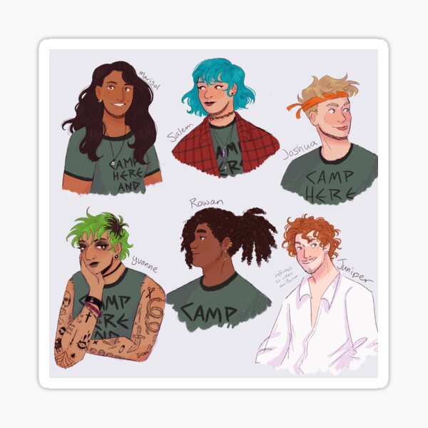 "camp counselors" Sticker for Sale by Astroidart | Redbubble