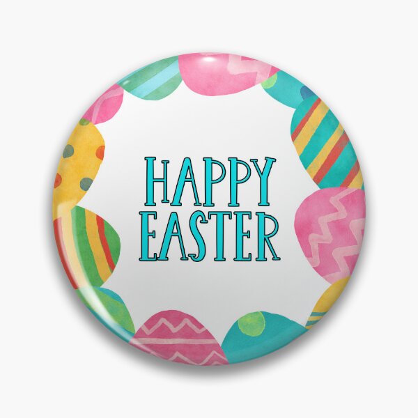 Item preview, Cute Colorful Happy Easter Eggs designed and sold by JanesCreations.