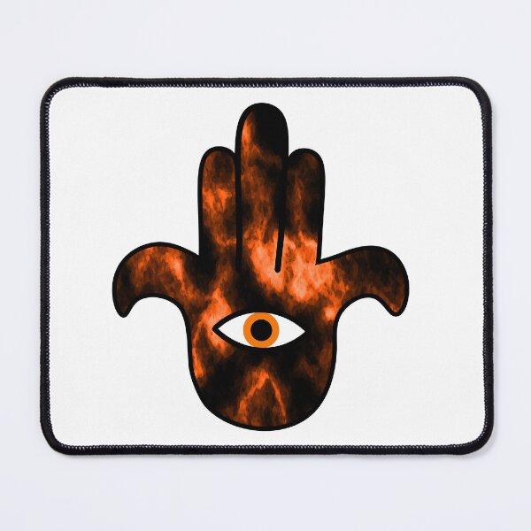 Item preview, Hamsa - Orange Clouds designed and sold by Colorful Dreams  Art By Kai.