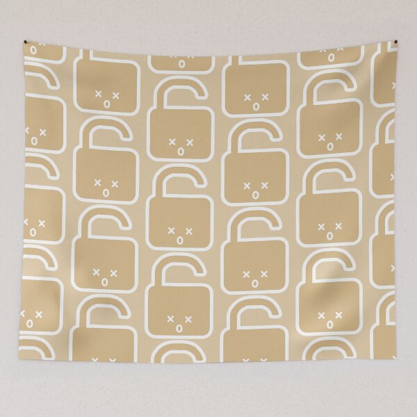 Item preview, Unhappy Lock designed and sold by ChibiCharacters.