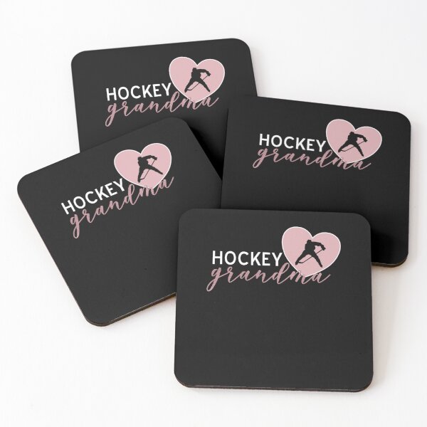 Artikelvorschau, Hockey-Großmutter-Großmutter-Herz-Spieler-Schattenbild entworfen und verkauft von katieschunk.