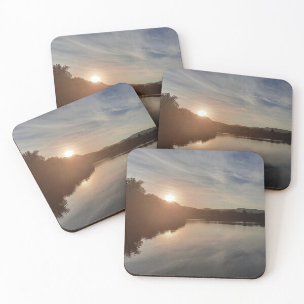Item preview, sunset over the calm lake designed and sold by barbich.