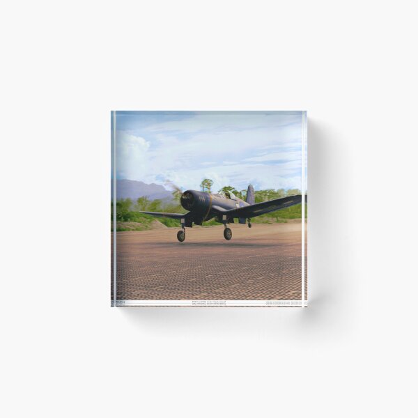 Item preview, RNZAF Corsair takes off from Piva Airfield. designed and sold by Rarity-Color.