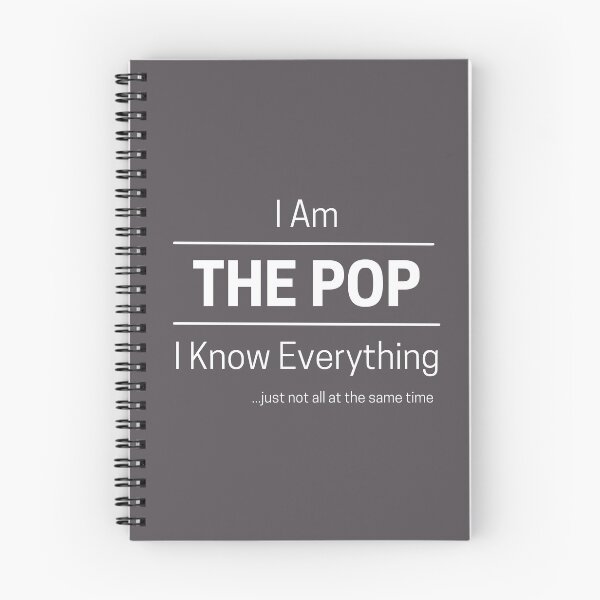 Item preview, Funny Dad Knows Everything Quote Saying, I Am The Pop, I Know Everything, Walking Encyclopedia, Trivia God, White Text designed and sold by hjsmith.