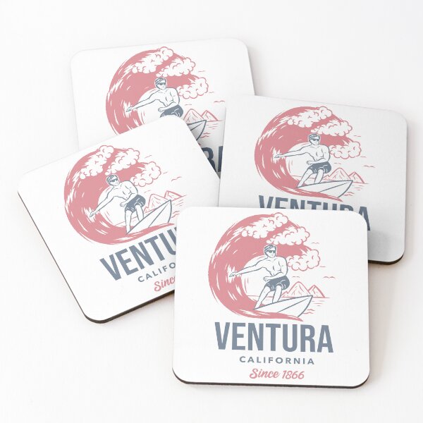 Item preview, Ventura California Vintage Big Wave Surfer designed and sold by Samsdesignshop.
