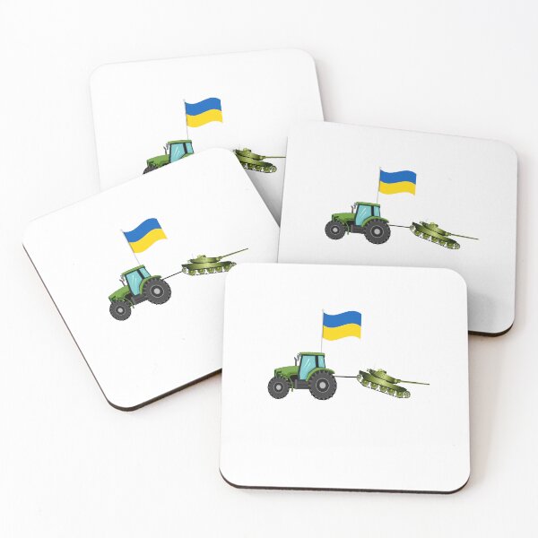 Item preview, Granjero ucraniano remolcando tanque ruso I Estoy con Ucrania designed and sold by Oops! I Printed It.