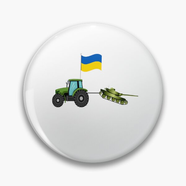 Item preview, Ukrainian Farmer Towing Russian Tank I I Stand With Ukraine  designed and sold by Oops! I Printed It.