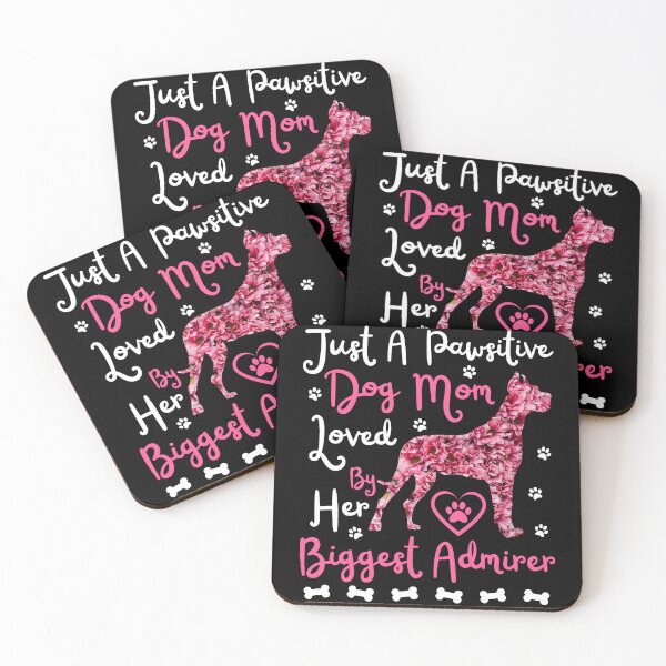 Item preview, Just A Pawsitive Dog Mom Loved By Her Biggest Admirer designed and sold by S-JDesigns.