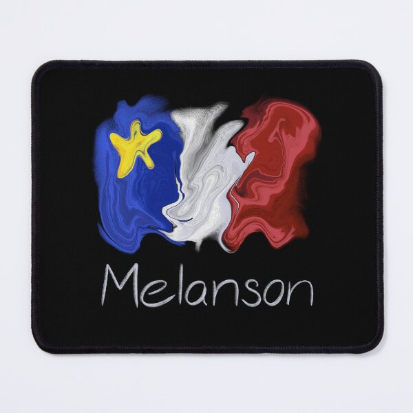 Item preview, Acadian Flag pastel liquid Melanson - Drapeau acadien liquide pastel Melanson designed and sold by ColoursOfFrance.