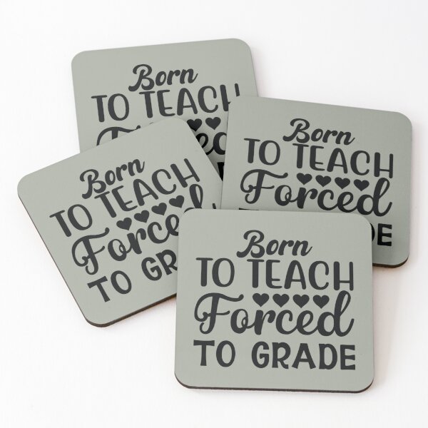 Item preview, Nacido para enseñar obligado a calificar - One Lucky Math Teacher designed and sold by Uyleesdesign.