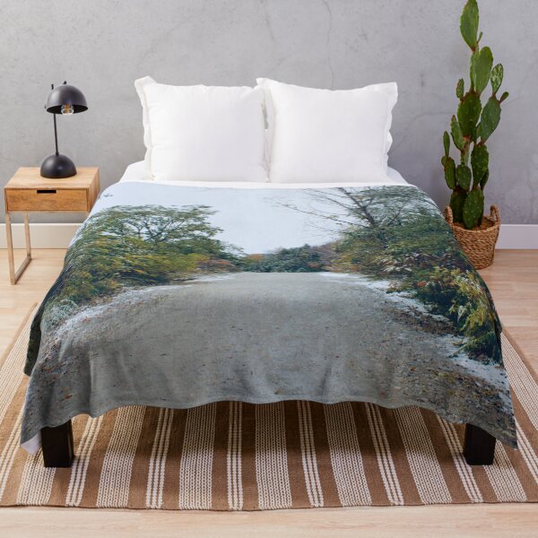 Item preview, A Remote Hilly Winter Road designed and sold by RoseyElisabeth.