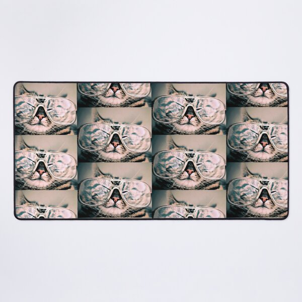 Item preview, Cat with Funny Glasses designed and sold by laugh-out-loud.