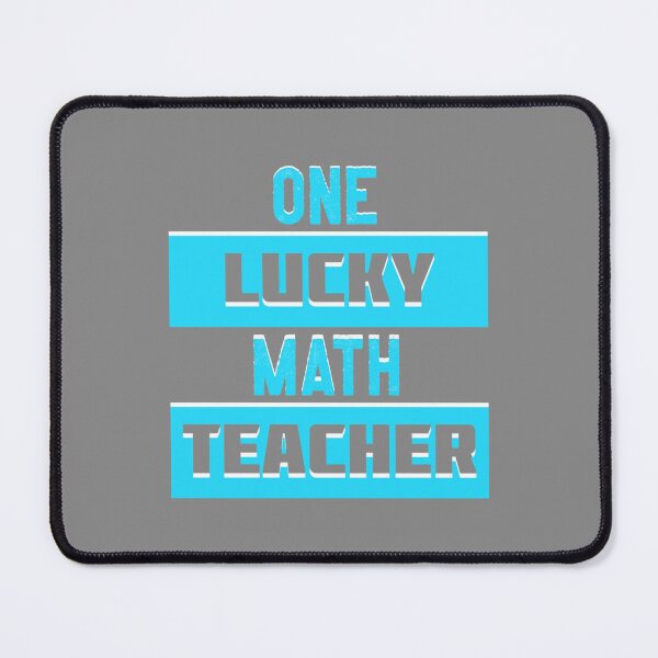Item preview, One Lucky Math Teacher (2) designed and sold by Uyleesdesign.