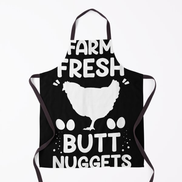 Artikelvorschau, Lustiges Huhn Shirt Farm Fresh Butt Nuggets Herren Kinder entworfen und verkauft von tziporahtanina7.