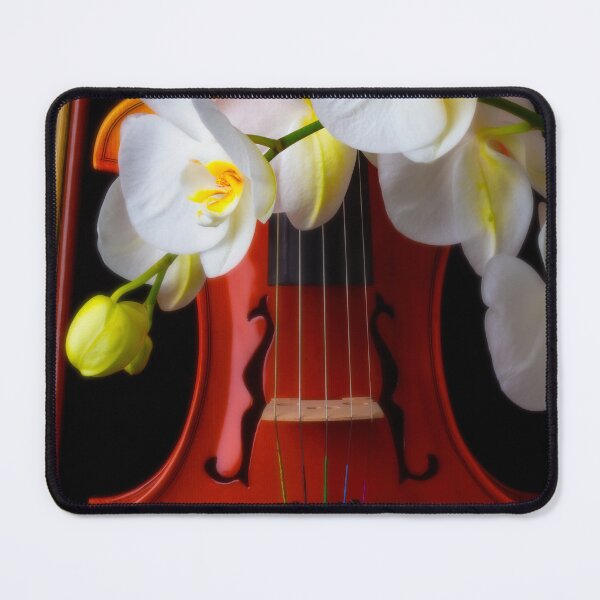Item preview, White Orchids And Baroque Violin designed and sold by Garry Gay.