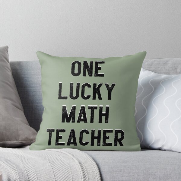 Aperçu de l'œuvre Un professeur de mathématiques chanceux (12) créée et vendue par Uyleesdesign.