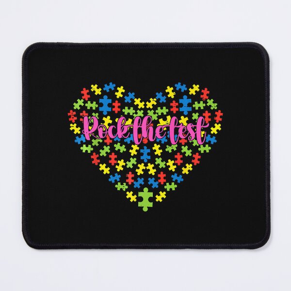 Item preview, Rock The Test Teacher Test Day Autism Awareness Teacher Premium designed and sold by KamaTeran.