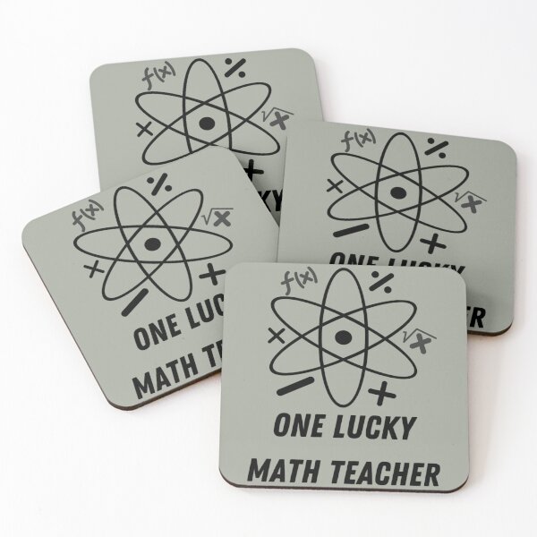 Item preview, One Lucky Math Teacher  , Gift For Teacher  , Math Lover    designed and sold by Uyleesdesign.