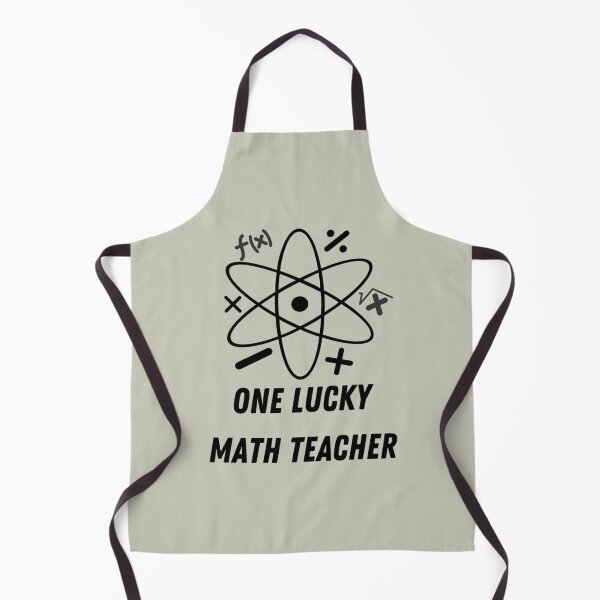 Aperçu de l'œuvre Un professeur de mathématiques chanceux, cadeau pour professeur, amateur de mathématiques créée et vendue par Uyleesdesign.