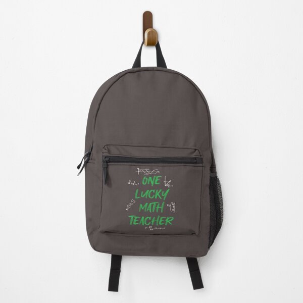 Item preview, One Lucky Math Teacher Funny Quotes (2) designed and sold by Uyleesdesign.