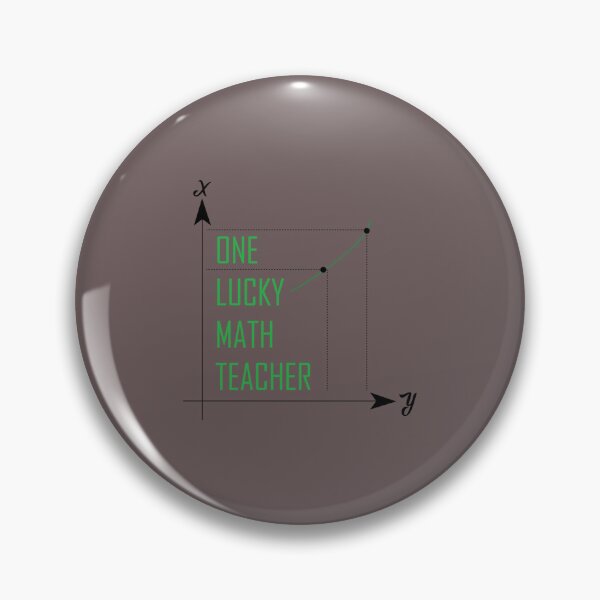 Item preview, One Lucky Math Teacher  Funny Quotes   designed and sold by Uyleesdesign.
