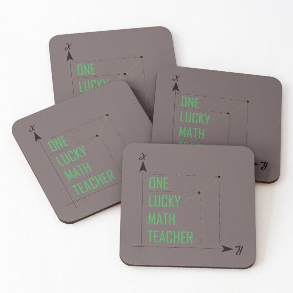 Item preview, Citas divertidas de One Lucky Math Teacher designed and sold by Uyleesdesign.