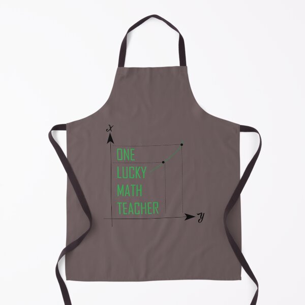 Item preview, One Lucky Math Teacher Funny Quotes designed and sold by Uyleesdesign.