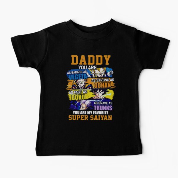 Daddy Super Saiyajin Dragon Ball Z Baby T-Shirt