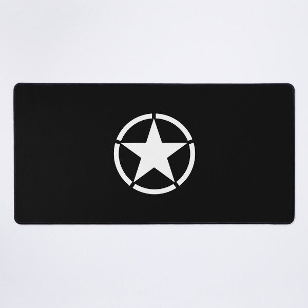Artikelvorschau, AMERICAN ARMY STAR Stern Kreis WWII Amerika American Americana USA Weiß auf Armeegrün entworfen und verkauft von NguyenThanhRte.