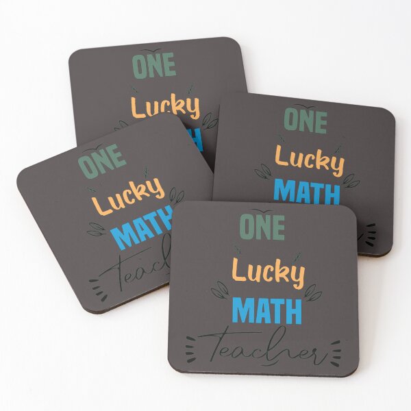 Item preview, One Lucky Math Teacher Patrick’s Day     designed and sold by Uyleesdesign.