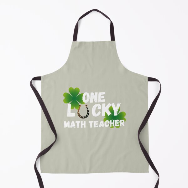 Aperçu de l'œuvre Idées cadeaux pour la Saint-Patrick d'un professeur de mathématiques chanceux créée et vendue par Uyleesdesign.
