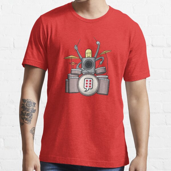 FRD - The funky Robo Drummer - BUBBLEROCK!!!! Essential T-Shirt