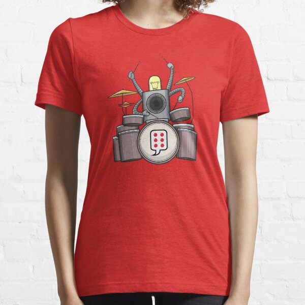 FRD - The funky Robo Drummer - BUBBLEROCK!!!! Essential T-Shirt