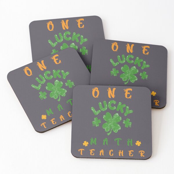 Aperçu de l'œuvre Un professeur de mathématiques chanceux St. Patrick_s Day School créée et vendue par Uyleesdesign.