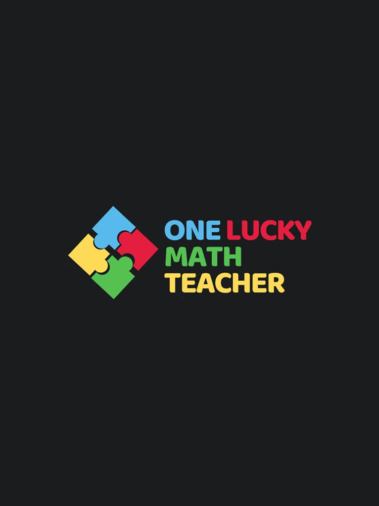 Thumbnail 4 of 4, iPhone Case, One Lucky Math Teacher Sticker Sticker, Gift For Teacher Sticker Sticker, Math Lover Sticker Sticker designed and sold by Uyleesdesign.