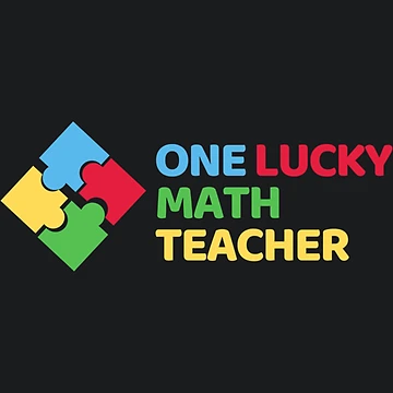 Artwork thumbnail, One Lucky Math Teacher Sticker Sticker, Gift For Teacher Sticker Sticker, Math Lover Sticker Sticker by Uyleesdesign